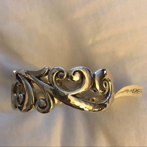 Brighton Genoa Heart Hinged Bangle